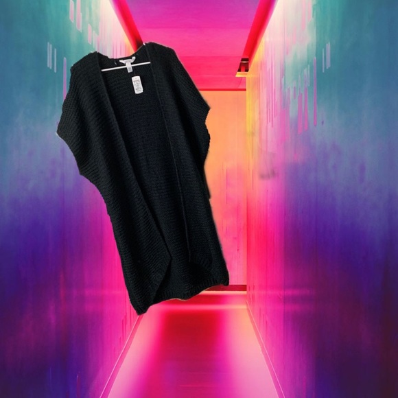 Women's LC Lauren Rib Knit Duster in Oxford - Picture 3 of 7